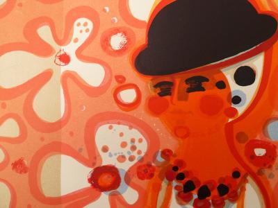 Frédéric MENGUY: Young Woman with a Hat - Original signed lithograph 2