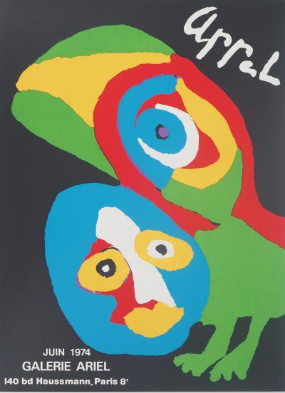 Karel APPEL: Ariel - Original signed lithograph 2