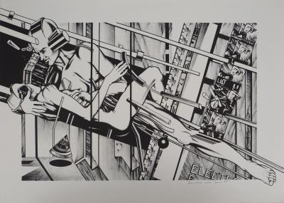 Francisco MELO : Les amants du futur - Lithographie originale signée 2