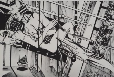 Francisco MELO : Les amants du futur - Lithographie originale signée 2
