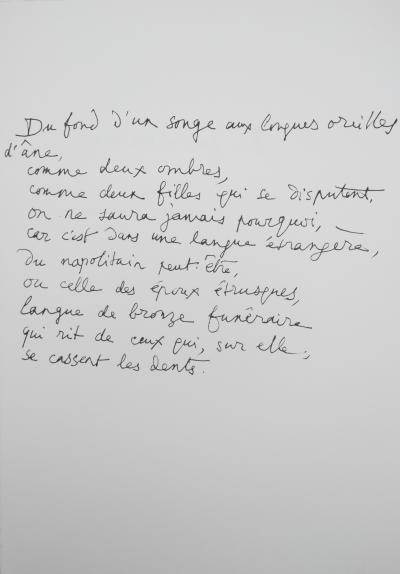 Mark TOBEY : Du fond d’un songe - Lithographie originale signée 2