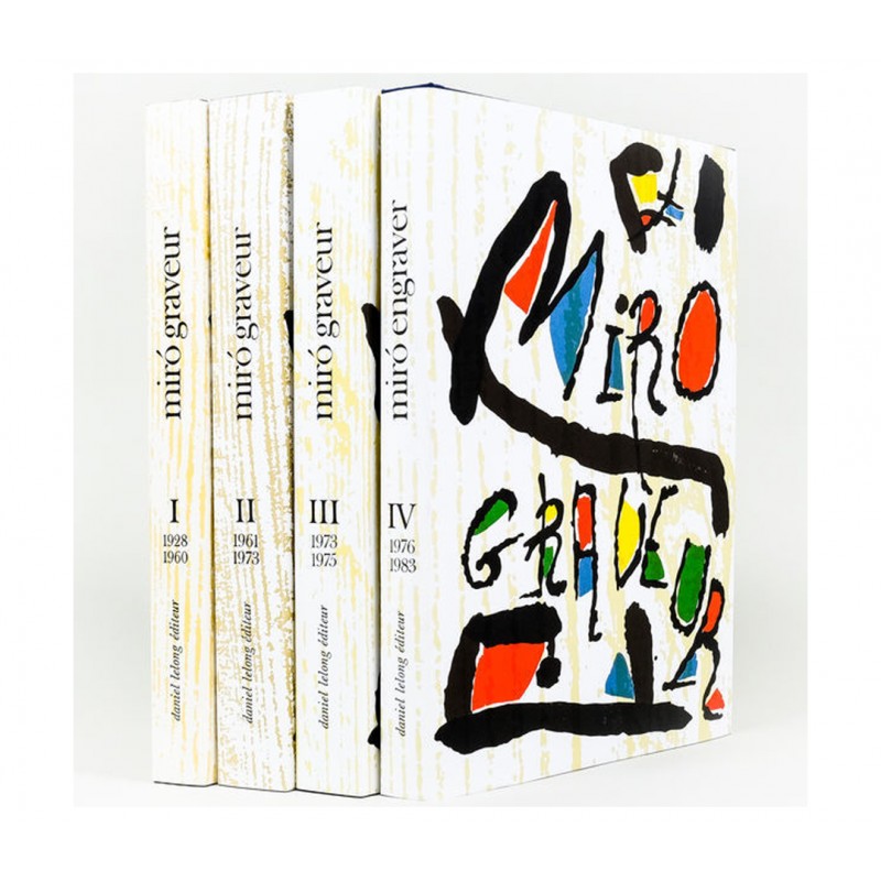 Joan Miró: Catalogue Raisonné Miro Engraver 4 volumes - 8 original