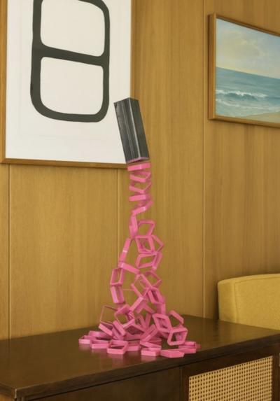 Yannick Bouillault - Sectionning Pink - Résine et Acier 2