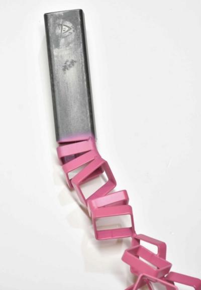 Yannick Bouillault - Sectionning Pink - Résine et Acier 2