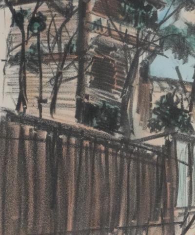 Maurice UTRILLO - Balade à Montmartre, lithographie originale signée 2