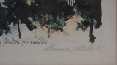 Maurice UTRILLO - Le moulin de la Galette, lithographie originale signée 2