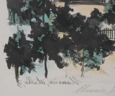 Maurice UTRILLO - Le moulin de la Galette, lithographie originale signée 2