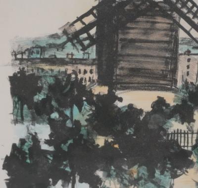 Maurice UTRILLO - Le moulin de la Galette, lithographie originale signée 2