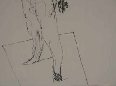 Claude WEISBUCH - Le violoniste, dessin original signé 2