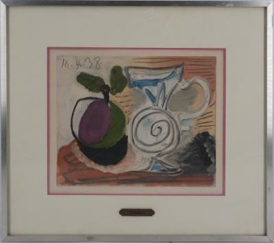 Pablo PICASSO - Nature Morte aux pommes, lithographie