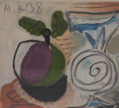 Pablo PICASSO - Nature Morte aux pommes, lithographie 2