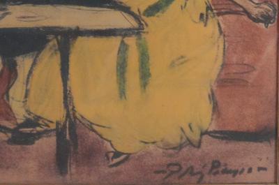 Pablo Picasso - The Divan, The Blues of Barcelona, Lithograph and stencil print, signed 2