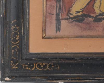 Pablo Picasso - The Divan, The Blues of Barcelona, Lithograph and stencil print, signed 2