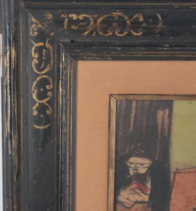 Pablo Picasso - The Divan, The Blues of Barcelona, Lithograph and stencil print, signed 2