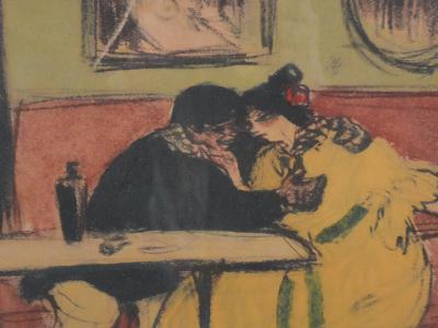 Pablo Picasso - The Divan, The Blues of Barcelona, Lithograph and stencil print, signed 2