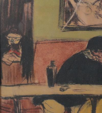 Pablo Picasso - The Divan, The Blues of Barcelona, Lithograph and stencil print, signed 2