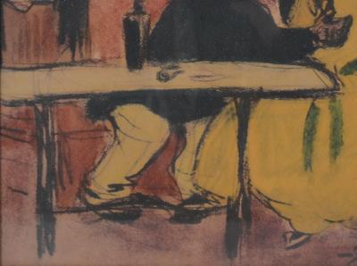 Pablo Picasso - The Divan, The Blues of Barcelona, Lithograph and stencil print, signed 2