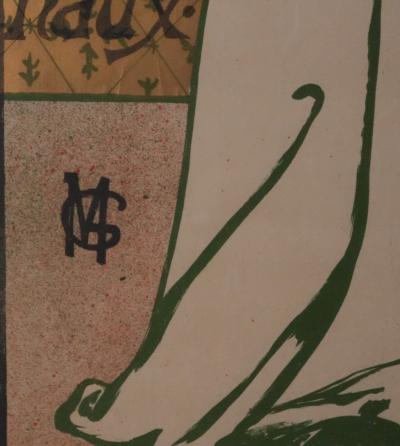 Gustave MARIE - La peintre et l’amatrice d’estampe, Lithographie originale signée 2