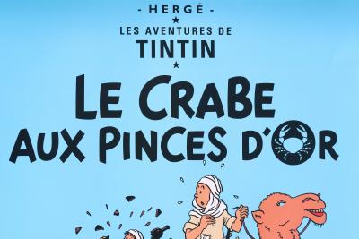 HERGE : Le crabe aux pinces d’or - Affiche Originale, édition officielle (Musée Tintin) 2