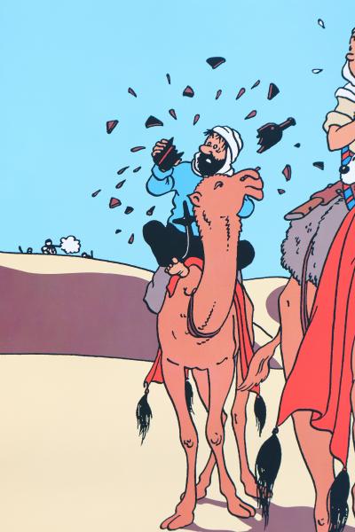 HERGE : Le crabe aux pinces d’or - Affiche Originale, édition officielle (Musée Tintin) 2