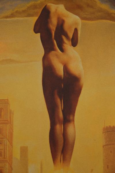 Salvador DALI : La main de Dali retirant une Toison d’Or - Lithographie signée 2