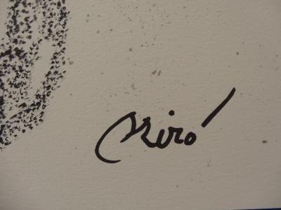 Joan MIRO: Maravillas con variations acrosticas 9 - Original signed lithograph 2