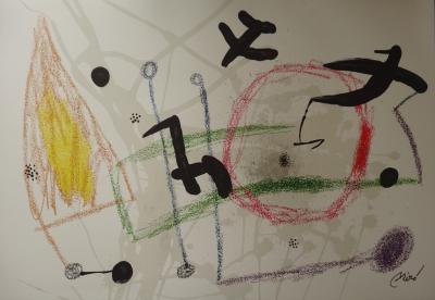 Joan MIRO - Abstract composition, 1964 - Original lithograph