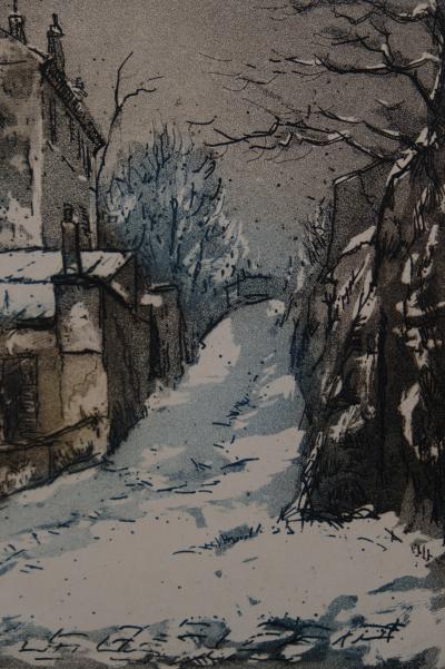 Paul TRELADE (Gen PAUL) : Le lapin agile - Gravure originale signée 2