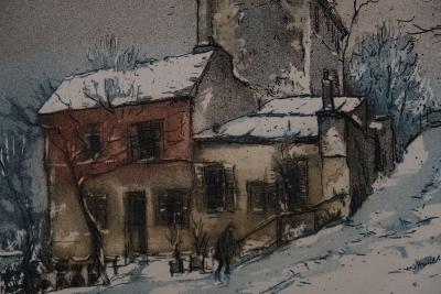 Paul TRELADE (Gen PAUL) : Le lapin agile - Gravure originale signée 2