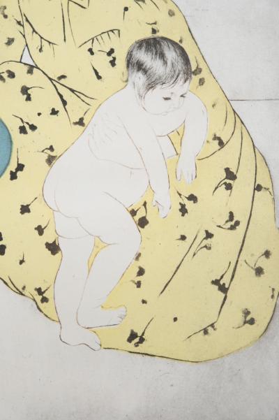 Mary Cassatt: The Child’s Bath - Signed engraving 2