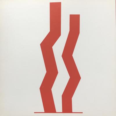William Turnbull - Double Red,1966 - Serigraphie signée 2