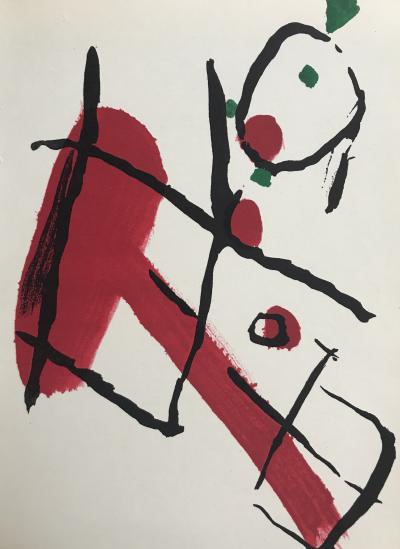 Pierre TAL COAT - Composition,1966 - Lithographie originale 2