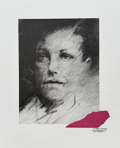 Ernest PIGNON-ERNEST - Portrait de Rimbaud - Estampe originale signée dans la planche