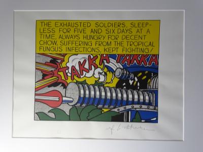 Roy Lichtenstein (d’après) - Takk Takkk, lithographie de 1987 2