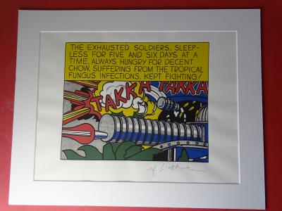 Roy Lichtenstein (d’après) - Takk Takkk, lithographie de 1987 2