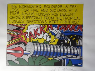 Roy Lichtenstein (d’après) - Takk Takkk, lithographie de 1987 2