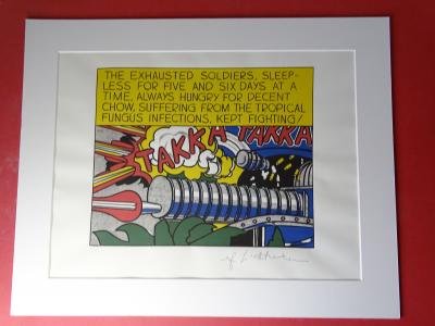 Roy Lichtenstein (d’après) - Takk Takkk, lithographie de 1987 2