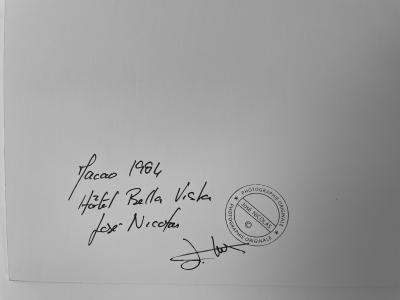 José Nicolas (1956) Le Bella vista Macao 1984 - Tirage numerique 2