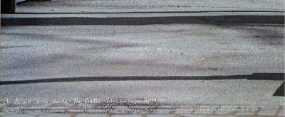 Christo et Jeanne-Claude - L’allée sous les drapeaux oranges, Central Park New York, 2005 - Lithographie offset 2