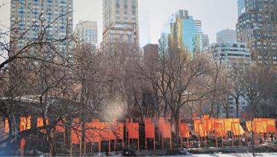 Christo et Jeanne-Claude - Lac gelé, Central Park New York, 2005 - Lithographie offset 2