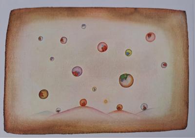 Jean-Michel Folon (d’après) - Comme un aimant, 1971 - Héliogravure signée 2