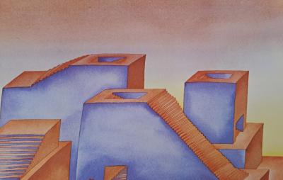 Jean-Michel Folon (d’après) - Sans vie, 1973 - Impression d’art signée 2