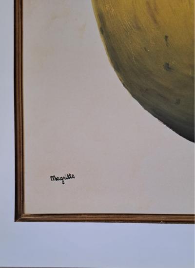 René Magritte (d’après) - Ceci n’est pas une pomme, 2009 - Lithographie offset, signée 2