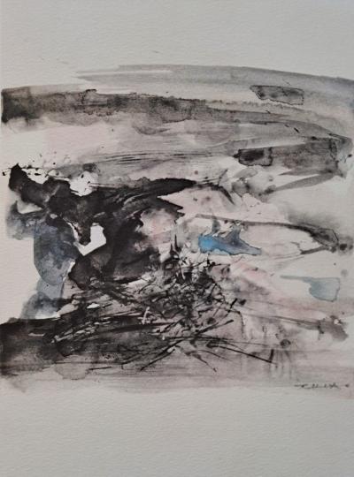 Zao Wou Ki -  Illuminations 1996 - Héliogravure  - signée 2