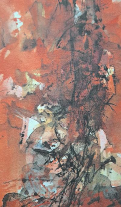 Zao Wou Ki -  Illuminations 1996 - Héliogravure  - signée 2