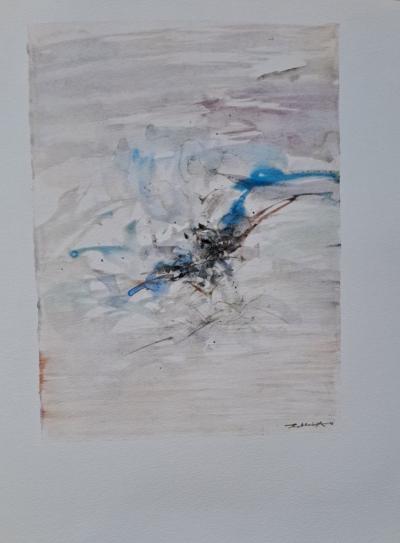 Zao Wou Ki -  Illuminations - Héliogravure  - signée 2