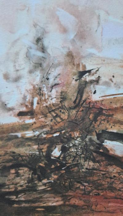 Zao Wou Ki -  Illuminations - Héliogravure  - signée 2