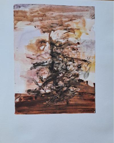 Zao Wou Ki -  Illuminations - Héliogravure  - signée