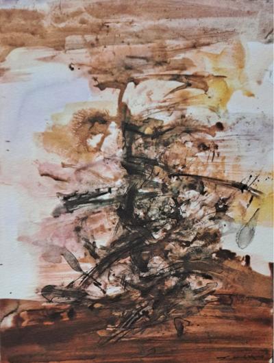 Zao Wou Ki -  Illuminations - Héliogravure  - signée 2