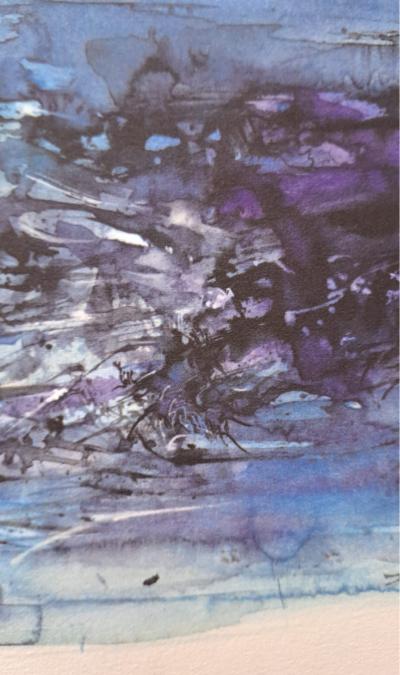 Zao Wou Ki -  Illuminations - Héliogravure  - signée 2
